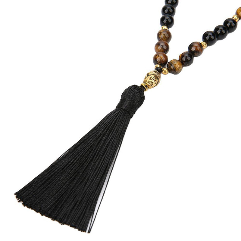Tibetan Green Jasper Protection Mala Bracelet
