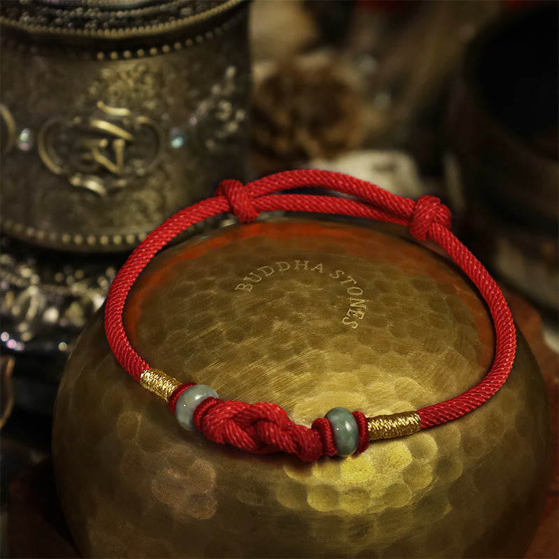 "May Harmony and Good Fortune Be With You" Bracelet Includes Gift Message Card