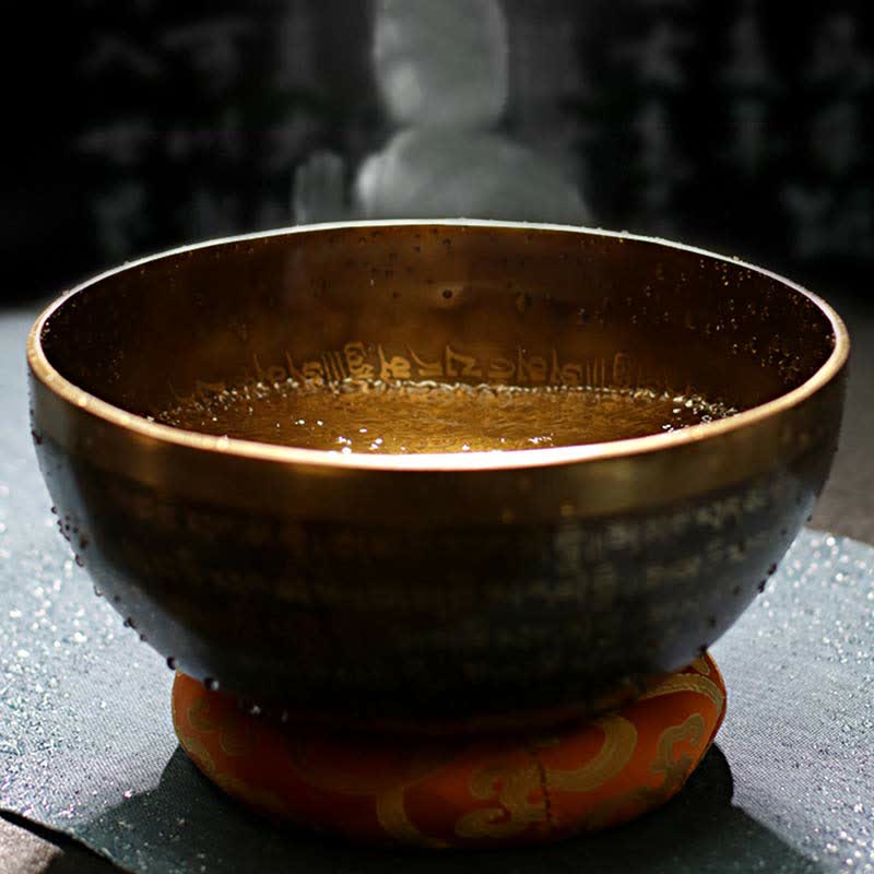 Sutra Singing Bowl Handcrafted for and Meditation Positive Energy Sound Bowl Set