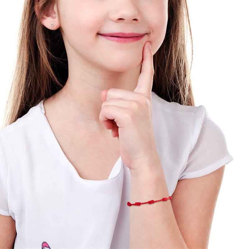 4Pcs Evil Eye Seven Knot Red String Protection Bracelet