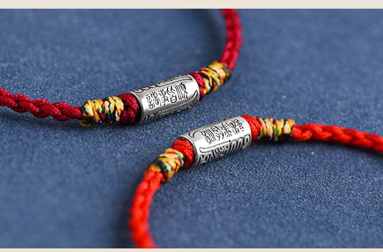 Handcrafted 925 Sterling Silver Everything Goes Well Design Protection Strength Bracelet Anklet
