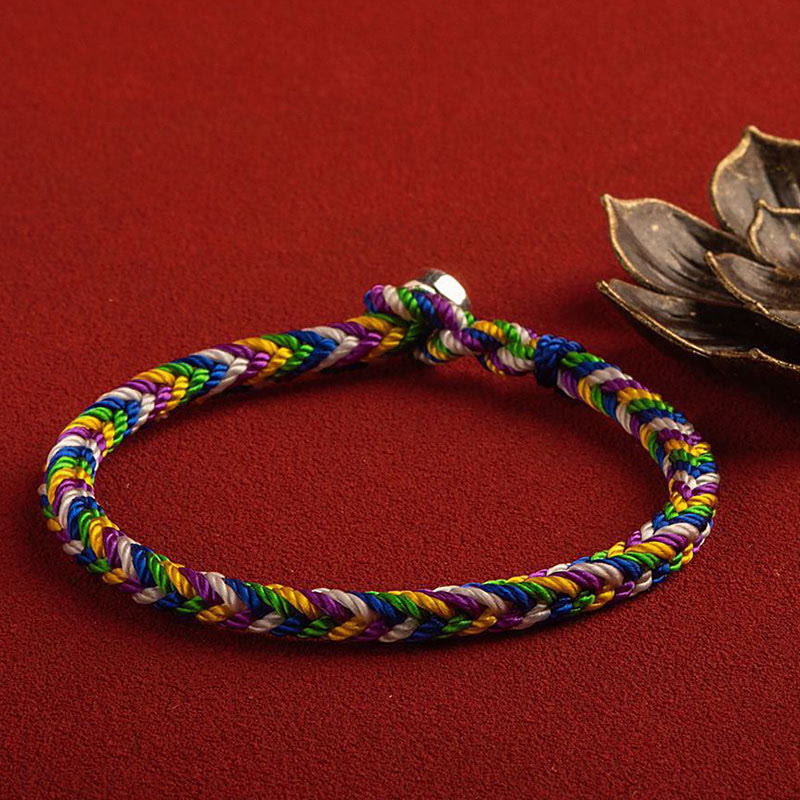 "May everything go your way" Lucky Multicolored Bracelet