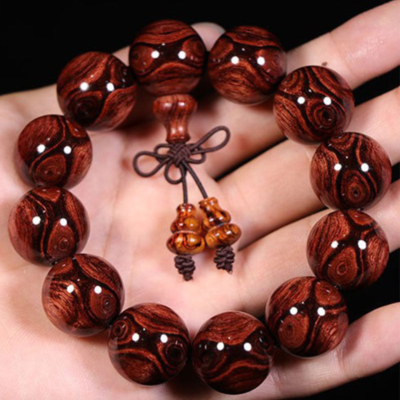 Tibetan Rosewood Warmth Bracelet (Random Type)