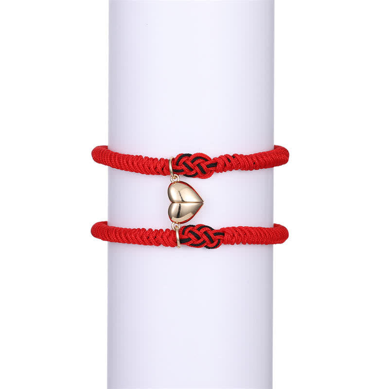 2Pcs Tibetan Luck Chinese Knot Protection String Bracelet