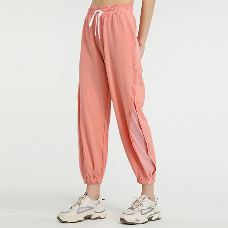 High Waist Loose Fitness Yoga Sports Track Pants With Pockets