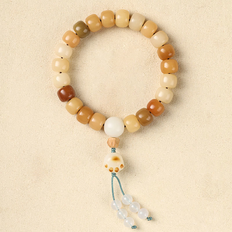 Natural Bodhi Seed The Lord of the Corpse Forest Om Mani Padme Hum Wisdom Bracelet