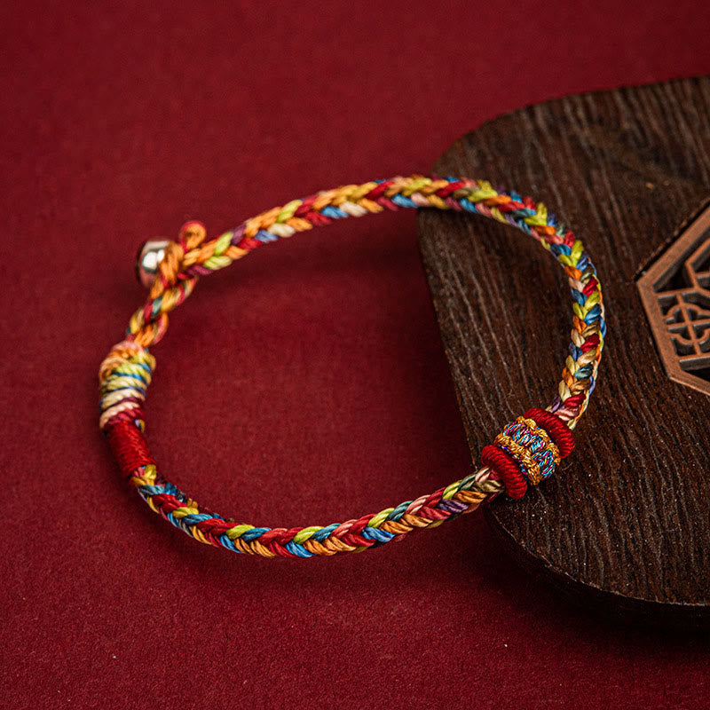 Handmade Dragon Boat Festival Luck Colorful Rope Child Adult Bracelet