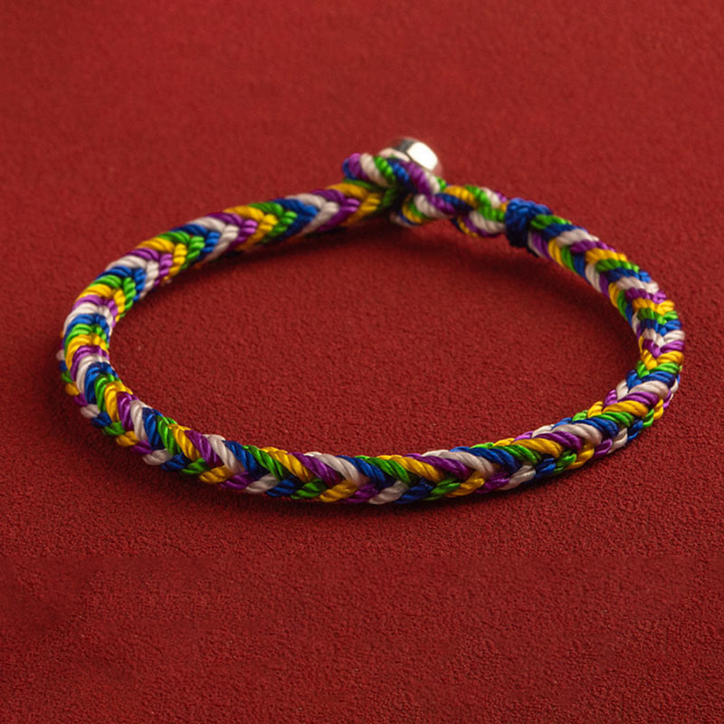 "May everything go your way" Lucky Multicolored Bracelet