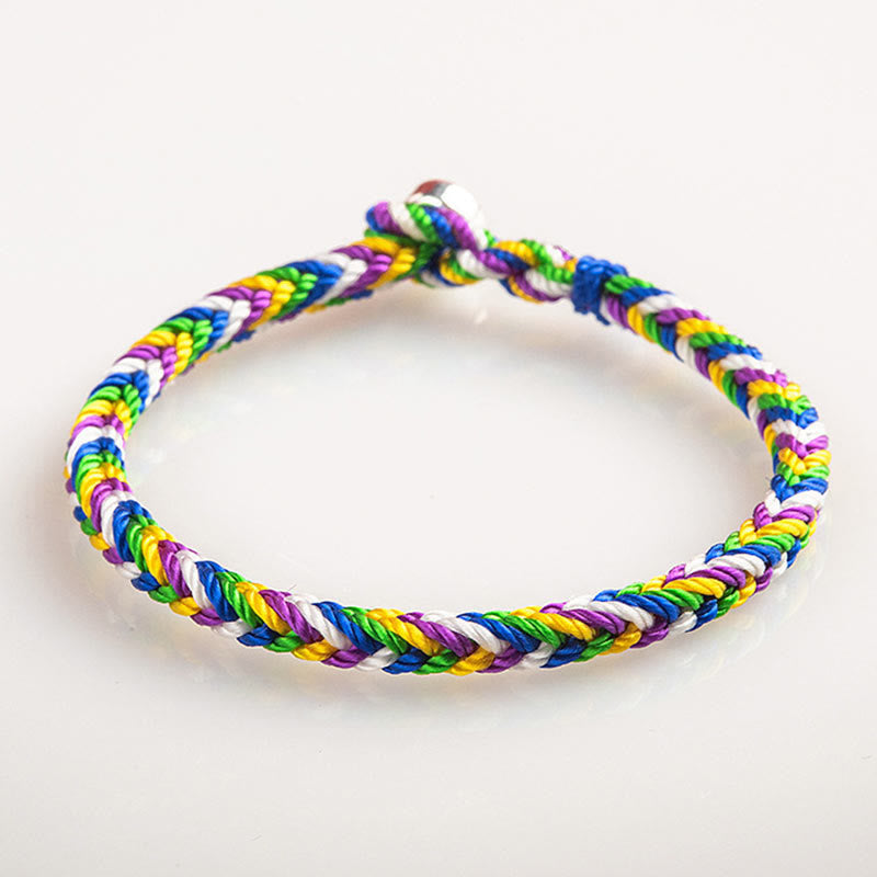"May everything go your way" Lucky Multicolored Bracelet