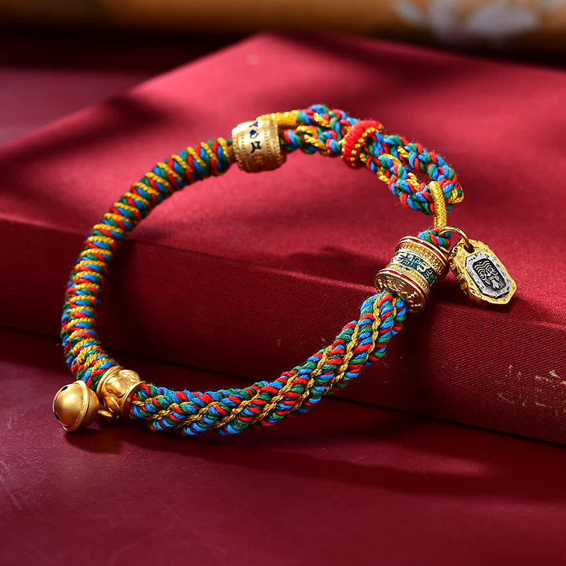 "May Wealth and Wisdom Follow You" String Bracelet Includes Gift Message Card