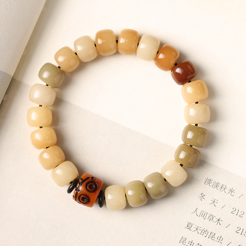 Natural Bodhi Seed The Lord of the Corpse Forest Om Mani Padme Hum Wisdom Bracelet