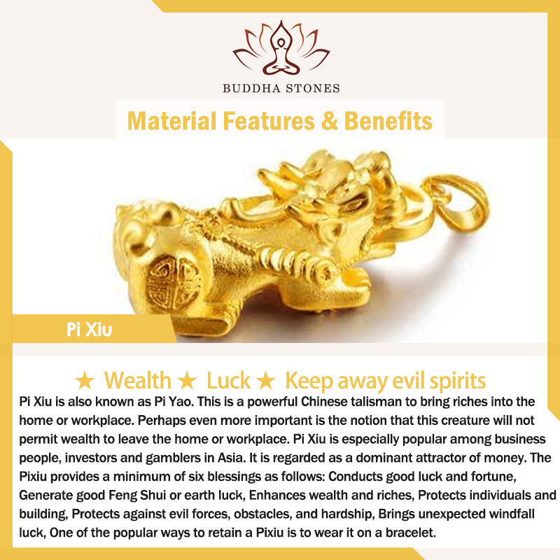 999 Sterling Silver PiXiu Strawberry Quartz Bead Wealth Luck Braided Bracelet