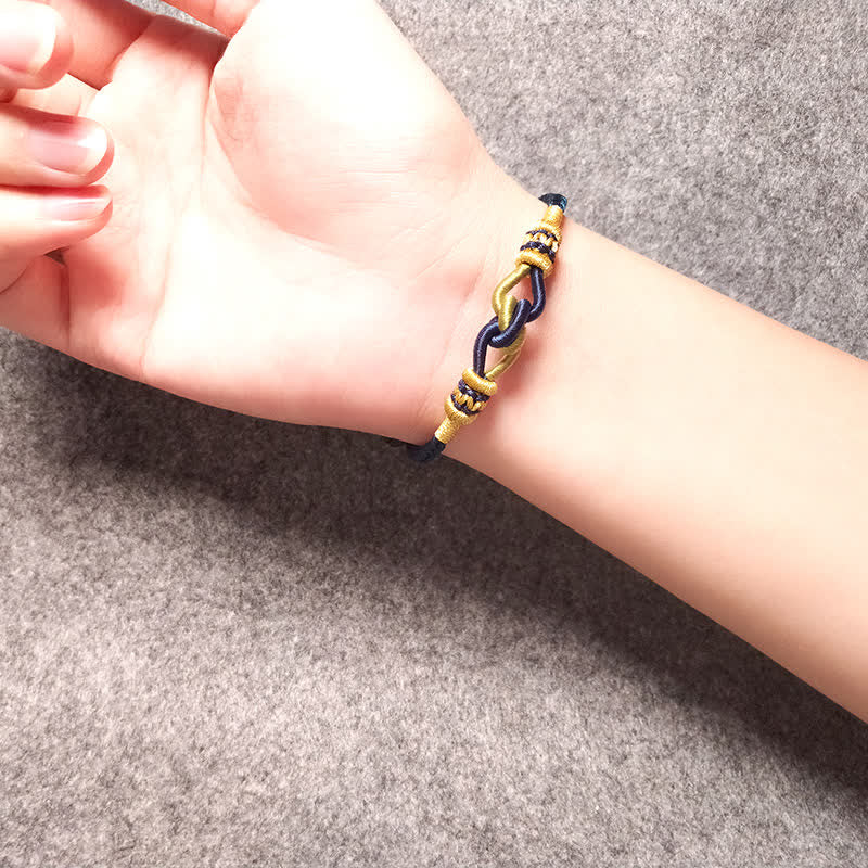 Handmade Knotting Faith Strength Braid String Bracelet