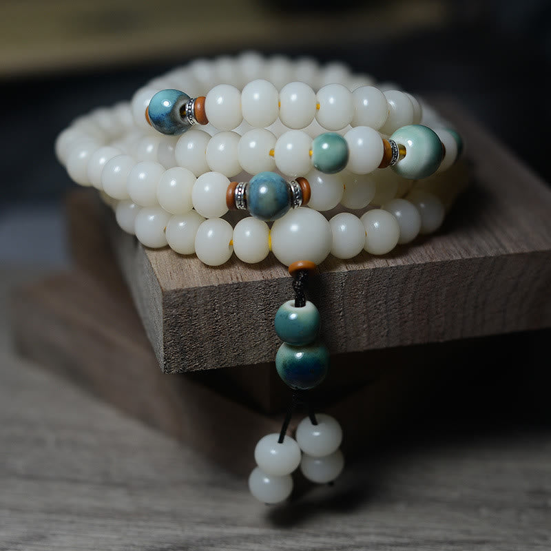 108 Mala Beads Bodhi Seed Keep Away Evil Spirits Calm Bracelet