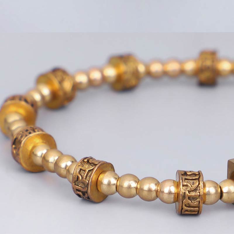 Tibetan Curse Six True Words Wealth Bracelet