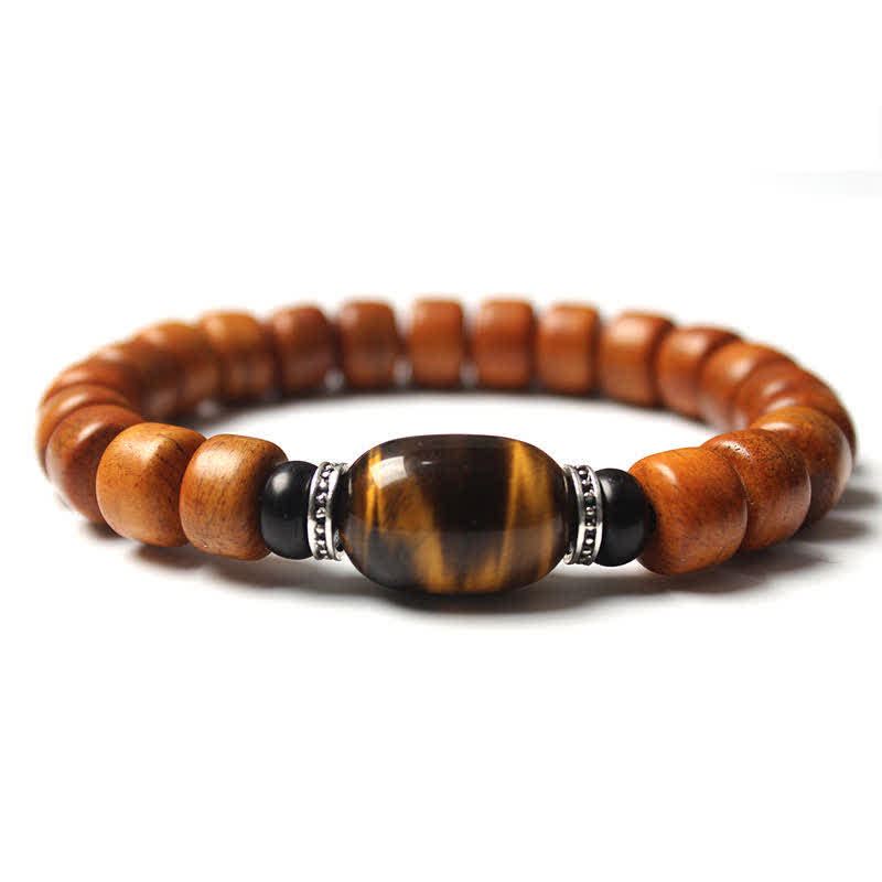 Tibetan Bone Beads Om Mani Padme Hum Strength Bracelet
