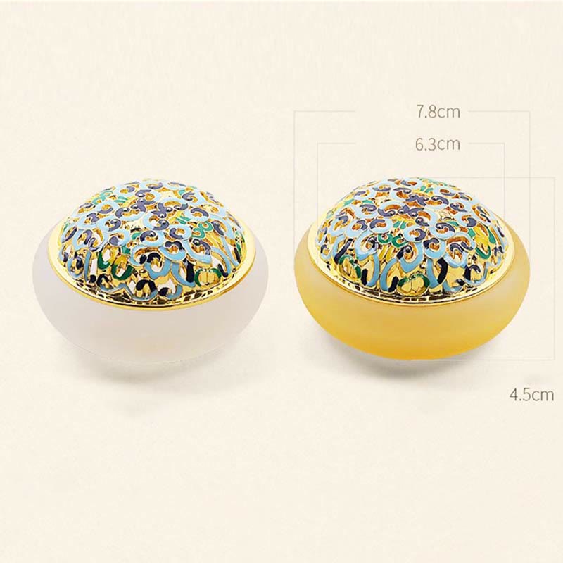Lotus Liuli Crystal Meditation Incense Burner