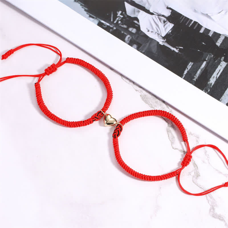 2Pcs Tibetan Luck Chinese Knot Protection String Bracelet
