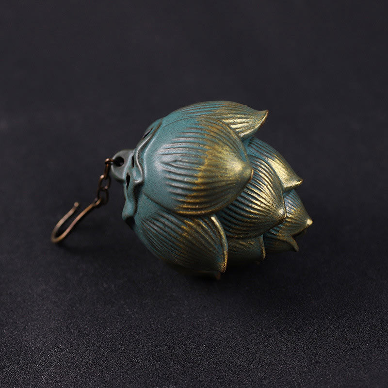 Lotus Meditation Hanging Incense Burner Decoration