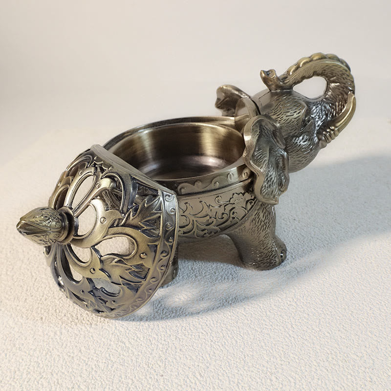 Elephant Alloy Incense Holder Home Decoration Incense Burner