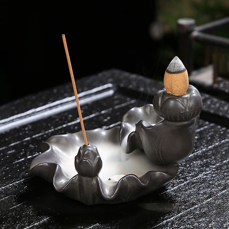 Koi Fish Lucky Incense Burner Decoration