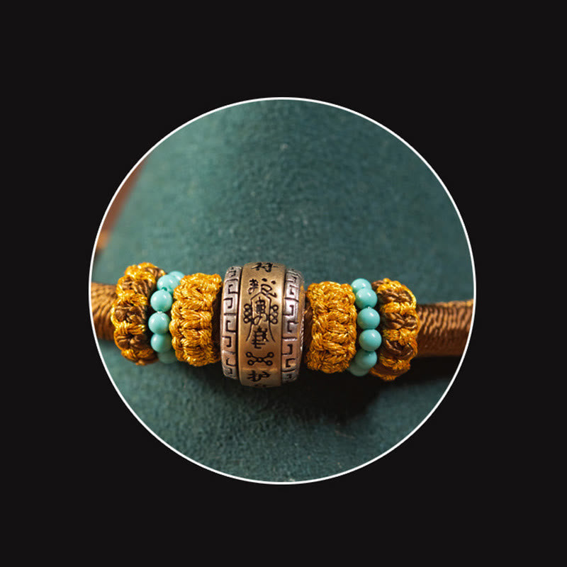 Handmade Tibetan Amulet King Kong Knot Luck Protection Braided Bracelet