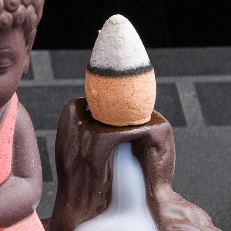 Backflow Smoke Fountain Ceramic Blessing Incense Burner Decoration