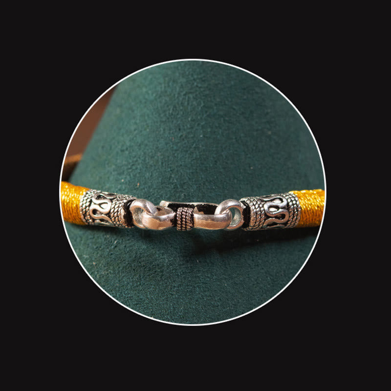 Handmade Tibetan Amulet King Kong Knot Luck Protection Braided Bracelet