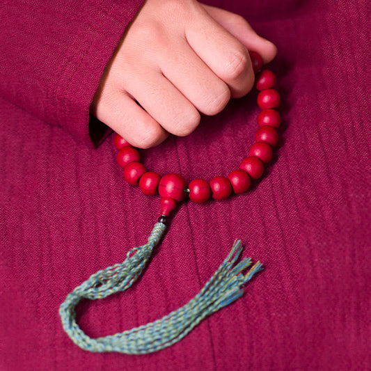 Abelia Biflora Wood Warding Off Evil Spirits Wrist Mala