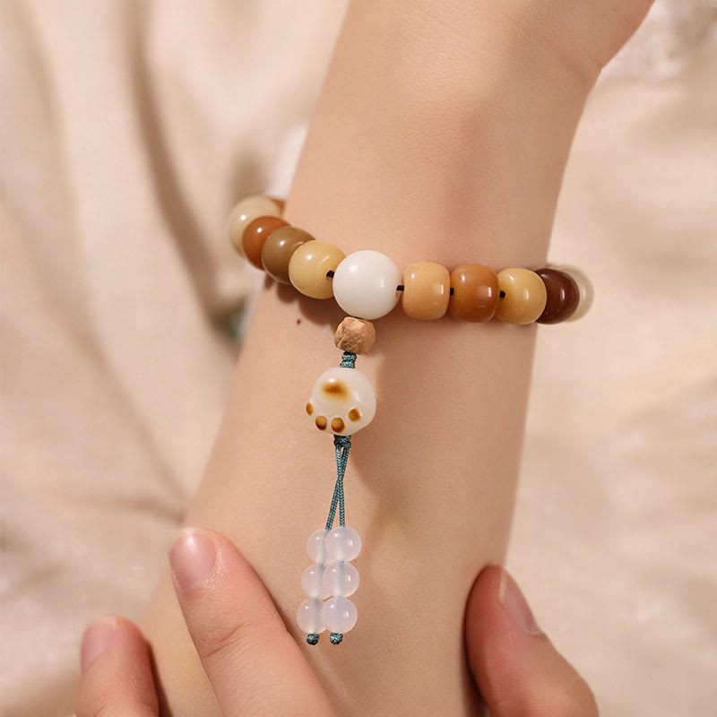 Natural Bodhi Seed The Lord of the Corpse Forest Om Mani Padme Hum Wisdom Bracelet