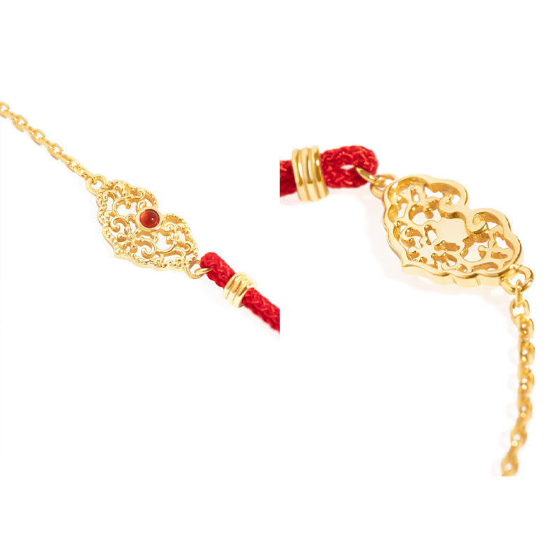 Lock of Good Wishes Luck Strength Chain Bracelet