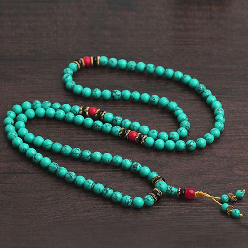 Tibetan Turquoise Mala Bracelet