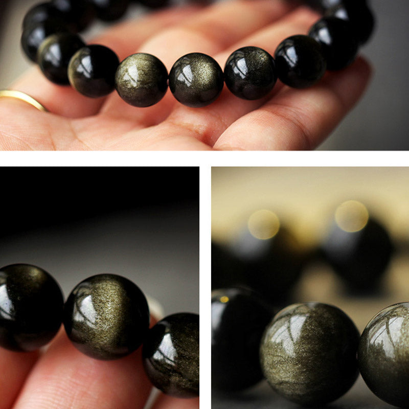 Chinese Zodiac Obsidian Purification Bracelet
